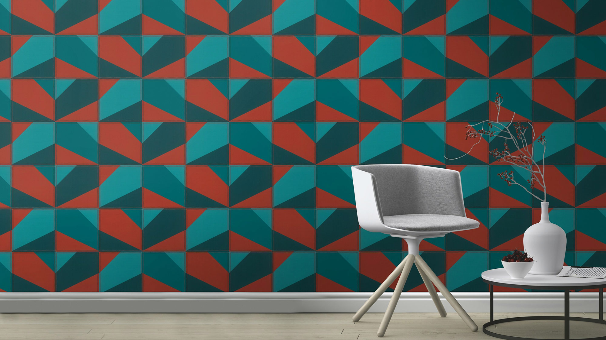 Rasch Vliestapete Club Grafik Leder 419269