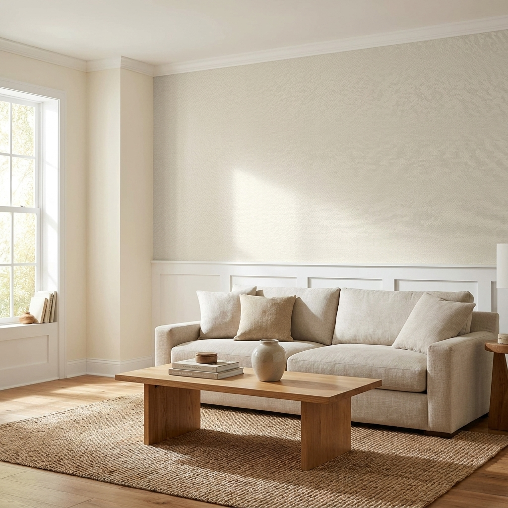 BN Walls Vliestapete Balade beige Unitapete 66004