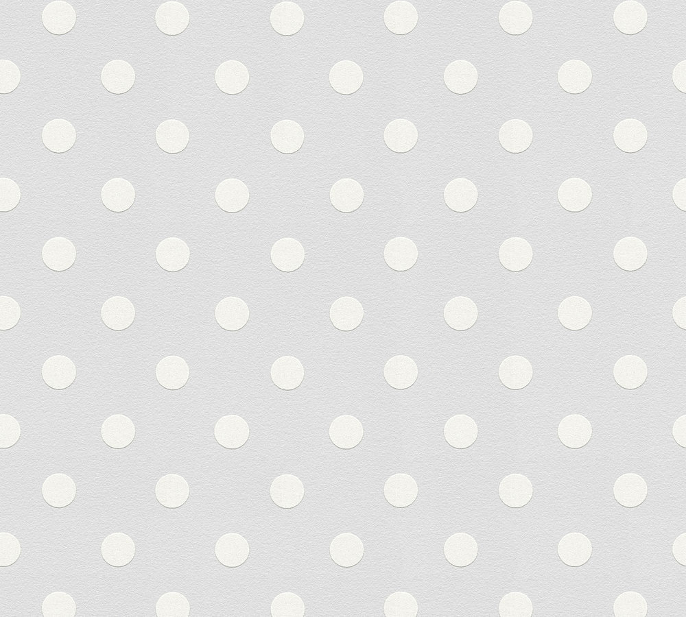 Thomas Vliestapete Dots grau/weiss TLT012 - 363365