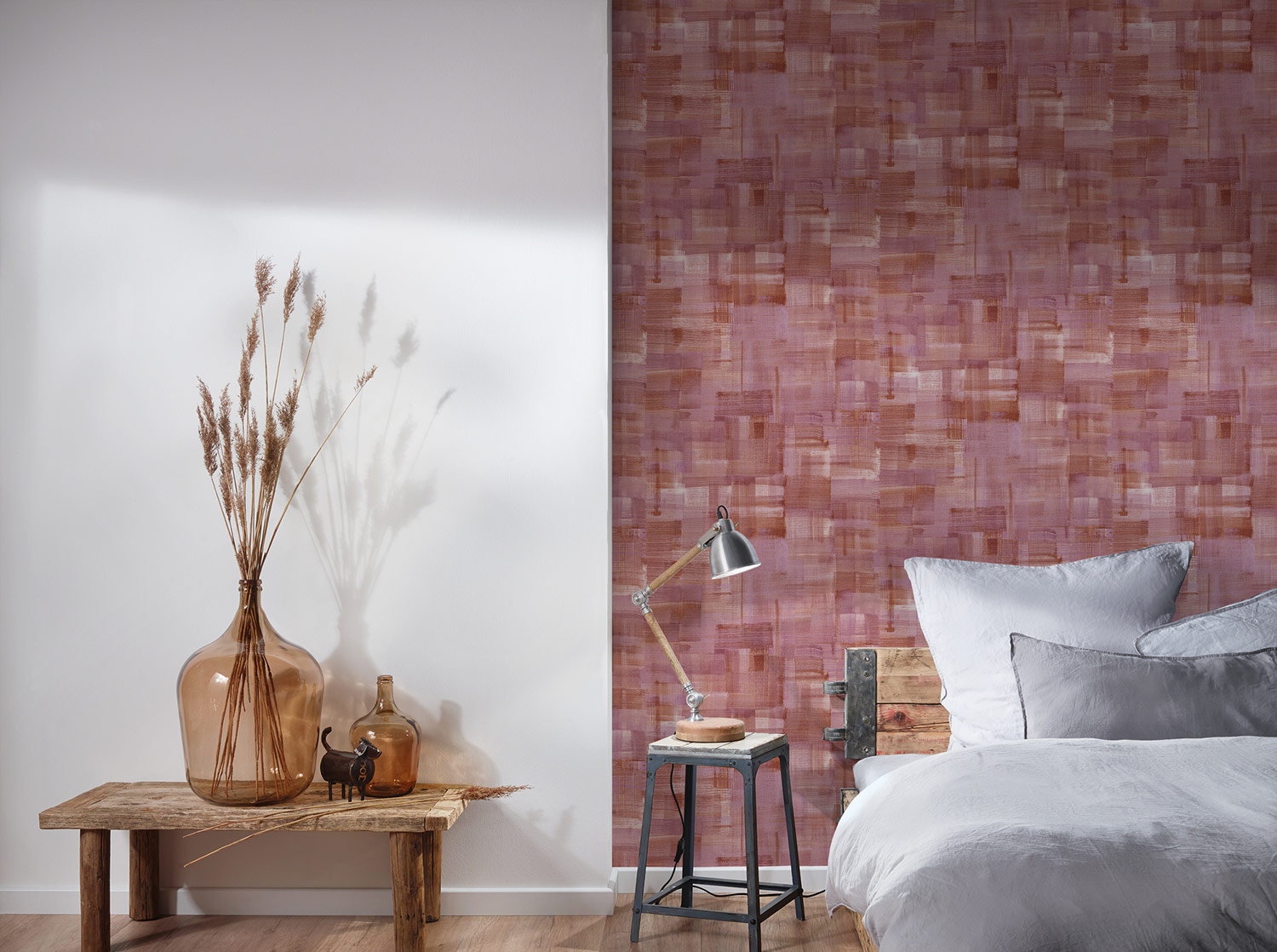 AS Création Vliestapete Geo Nordic rot 375323