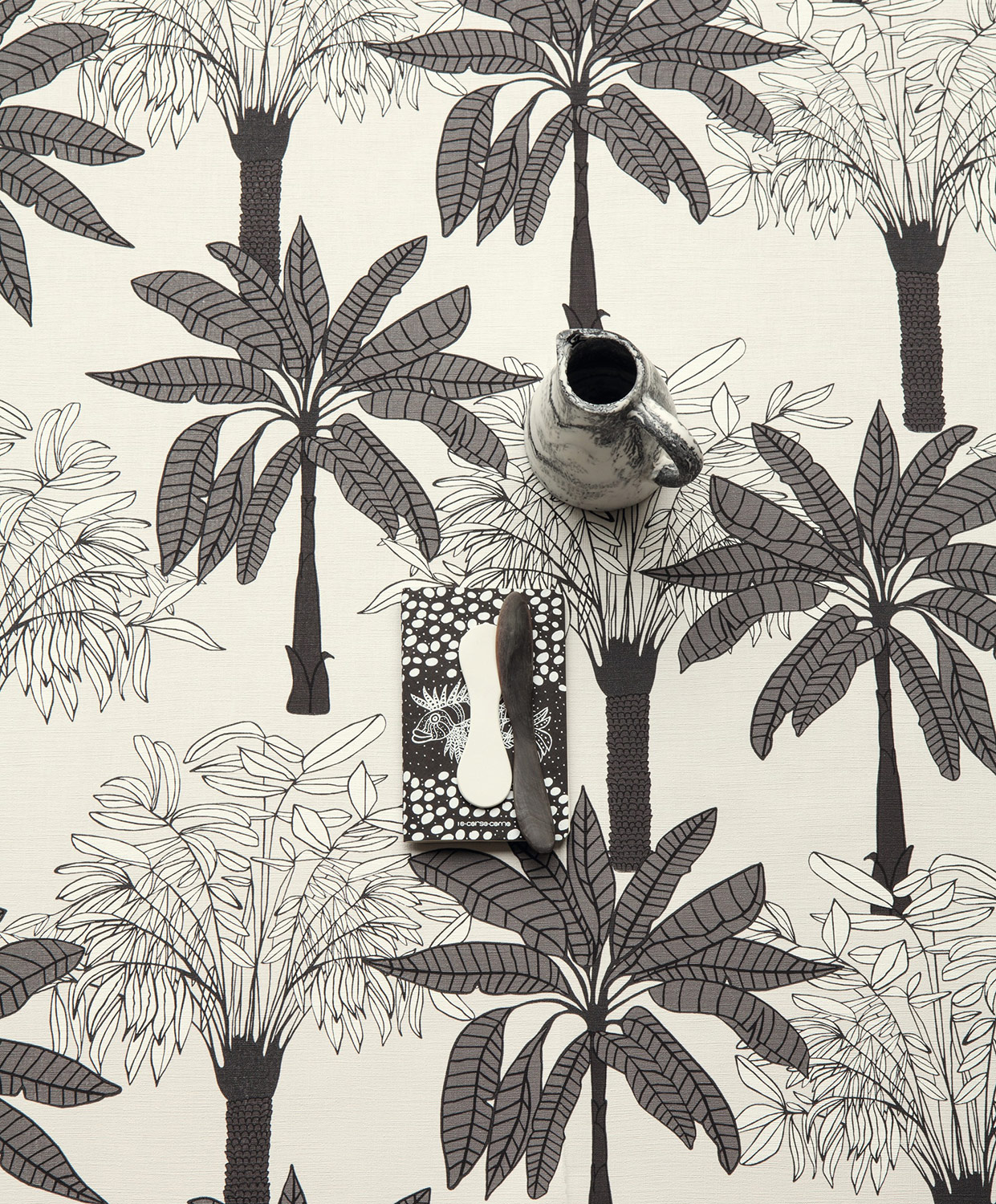 Rasch Vliestapete Club Botanique Palmen braun 537802