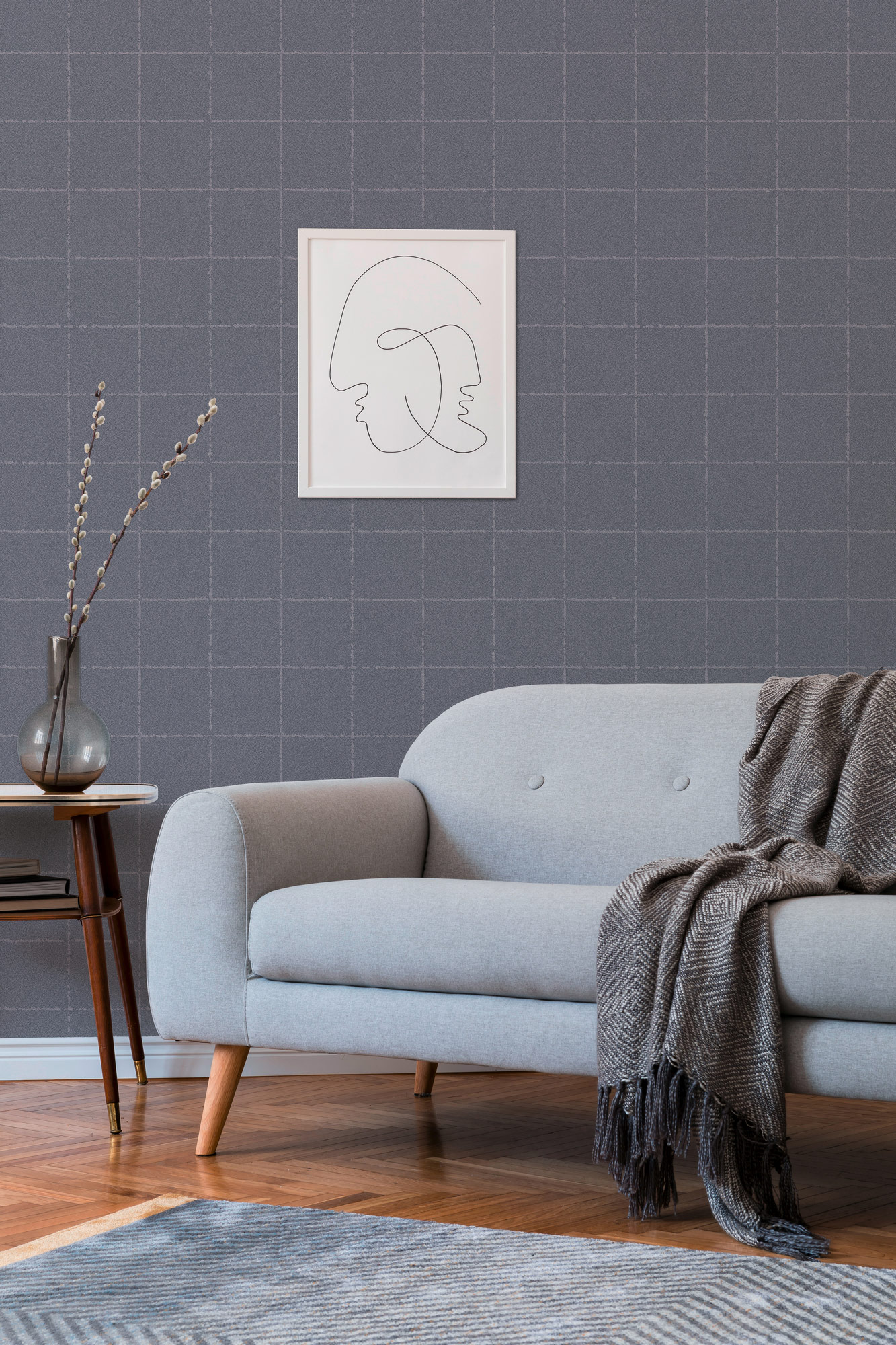 AS Vliestapete grau Kachel New Elegance 375512