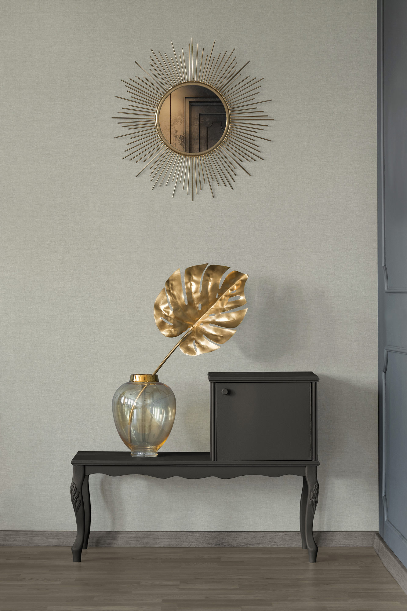 AS Vliestapete Attractive Unitapete Grau 367134