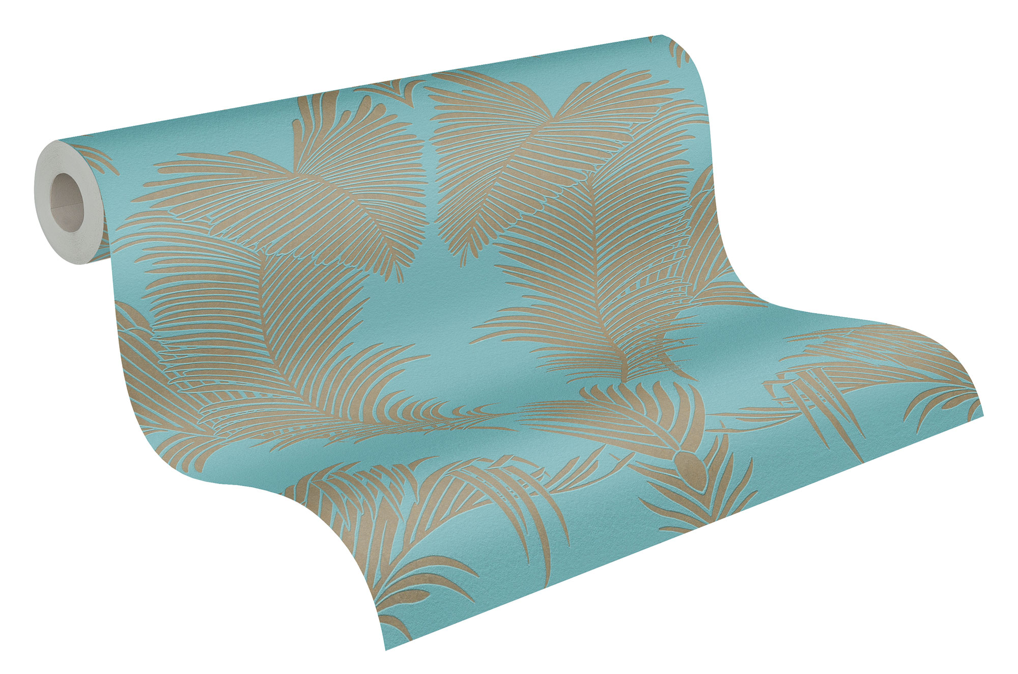 AS Vliestapete Trendwall 2 Blumentapete blau 379594