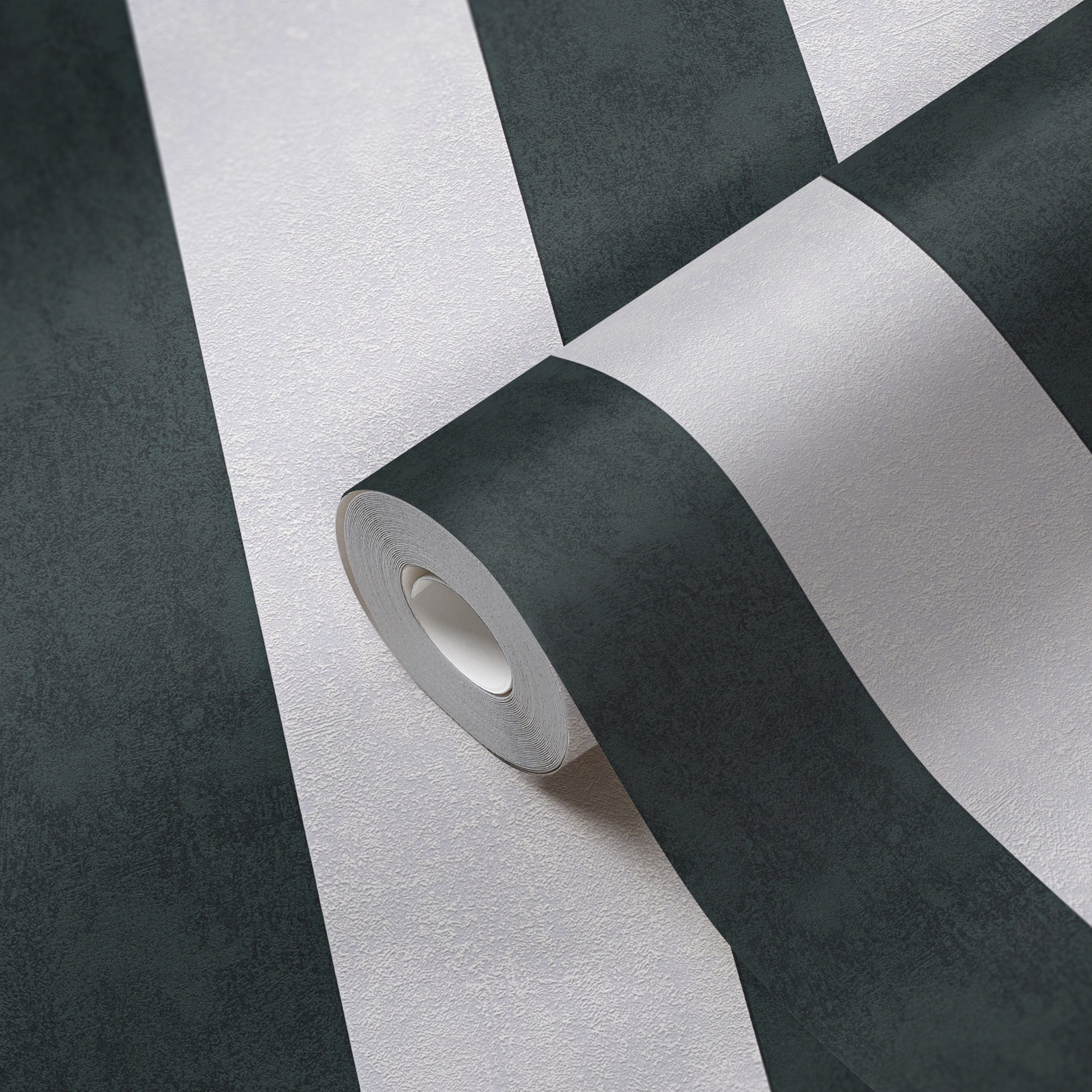 Thomas Vliestapete Blockstreifen schwarz TLT032 358925