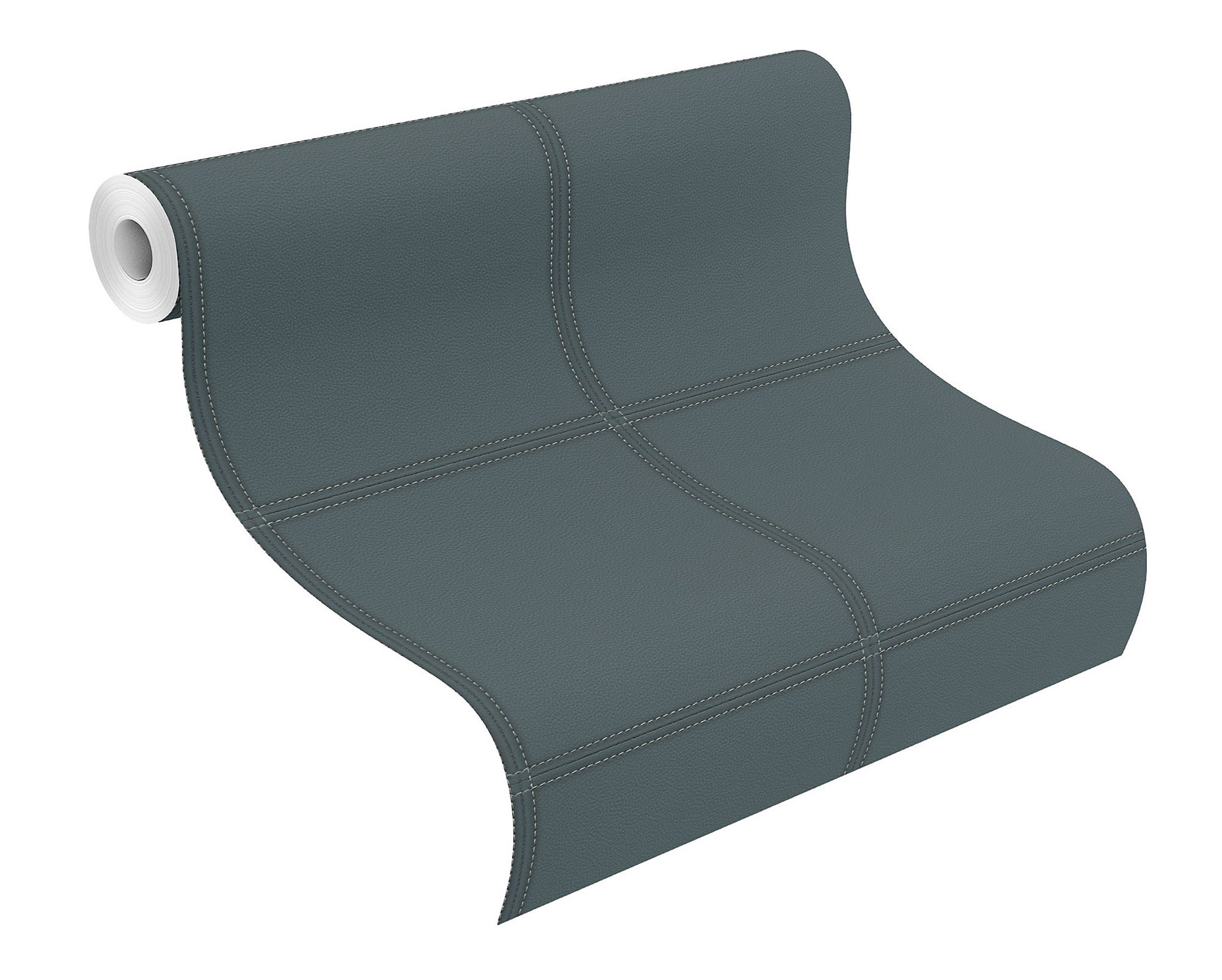 Rasch Vliestapete Club Karo Lederimitat kariert 419054