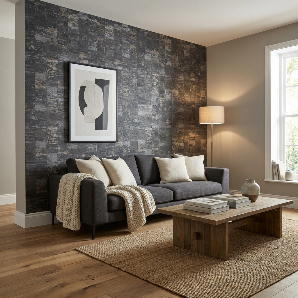 BN Walls Vliestapete Stylish grau 65204