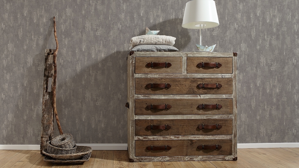 A.S. Création Vliestapete Around the world grau 306945