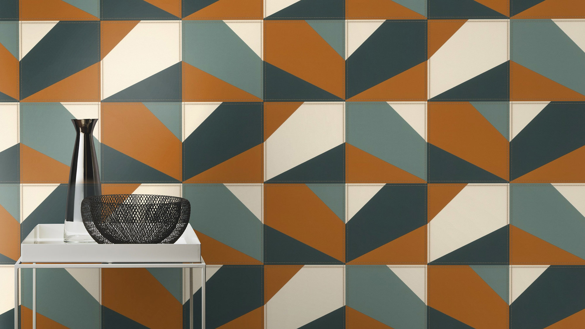 Rasch Vliestapete Club Grafik Leder 419252