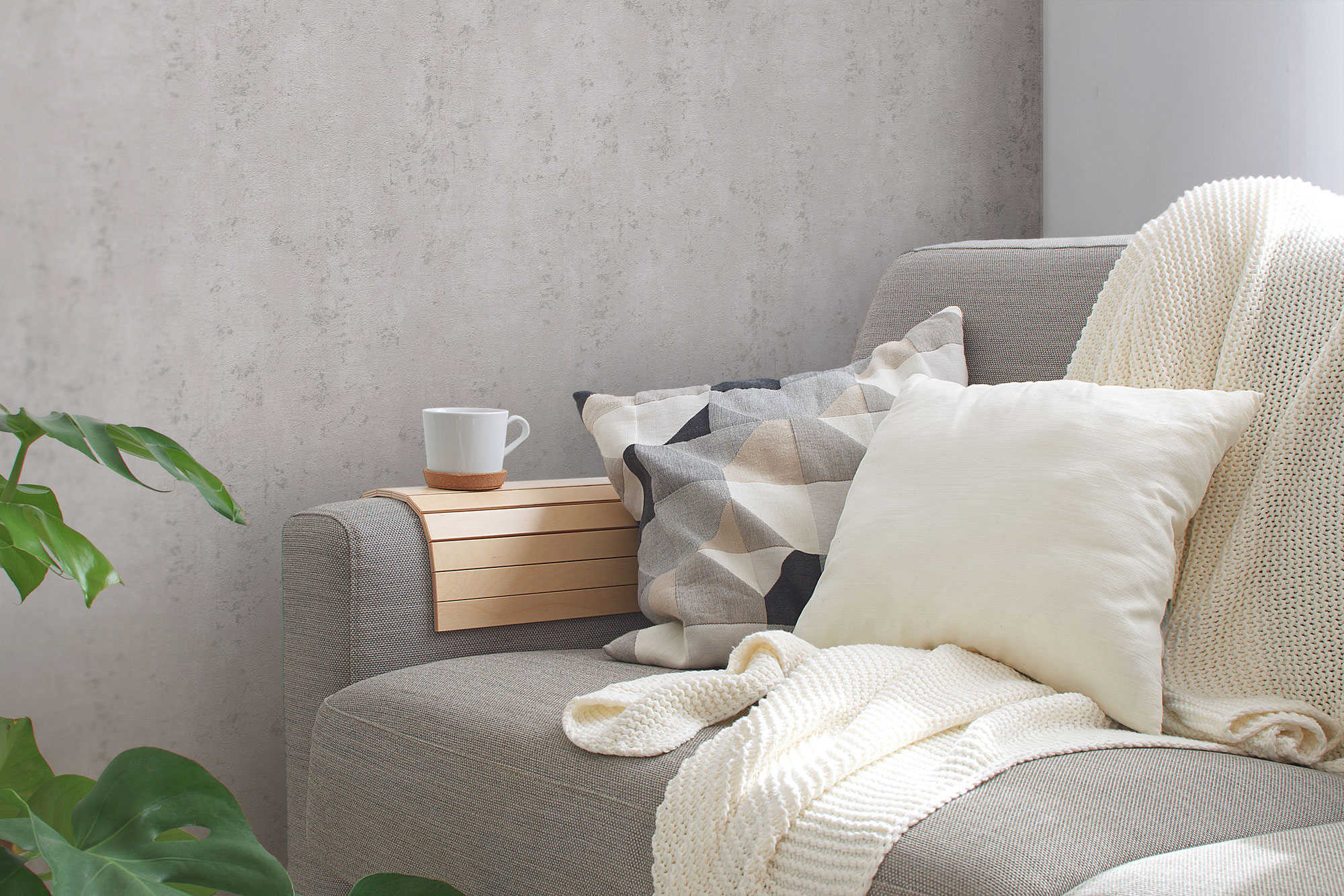 AS Vliestapete Titanium 3 Betonoptik weiß 381954